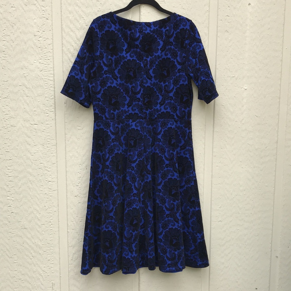 Blue & Black Lands' End Dress - Picture 4 of 6